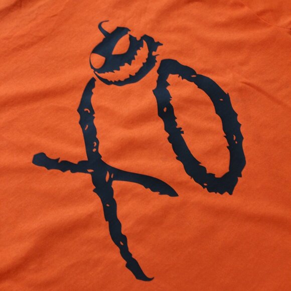 The Weeknd XO HalloWeen Skull Orange T-Shirt Size M And Large - Picture 5 of 6